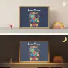 Dino - Raket - Kleurrijk Light Box met batterij (Wandlamp kind) middel -sfeer3_kind