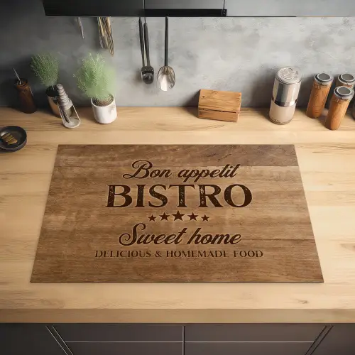 Huiselijke Bistro Beleving Inductie beschermer vinyl 3mm klein -sfeer5