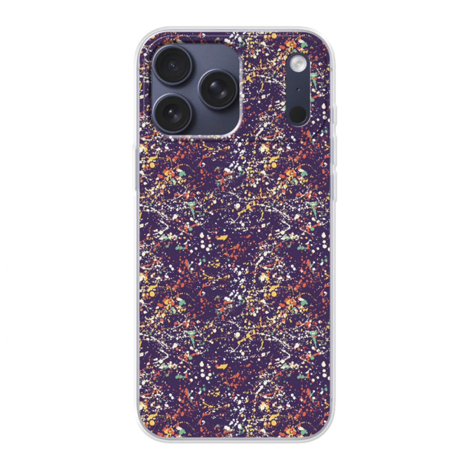 Spat - Abstract - Stippen Telefoonhoesje iPhone 17 Pro Max klein 879 -3d