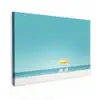 Strand - Blauwe lucht - Geel - Parasol canvas 2cm klein -z3d
