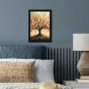 Herfst - Boom - Oranje - Bladeren - Levensboom - Abstract fotolijst zwart zonder passe partout klein -sfeer3