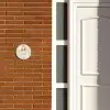Beige - Marmer - Modern Naambord Rond klein -sfeer3-rond-XS