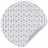 Anker - Haven - Blauw - Wit Wandcirkel behangsticker klein 186 -3d