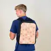 Zee - Dieren - Roze - Zeesterren Rugzak - Zwart middel 861 -sfeer8