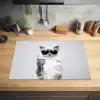 Kat - Zonnebril - Wijnglas - Langharig Inductie beschermer vinyl 3mm klein -sfeer5