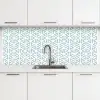 Design - Geometrie - Patroon - Driehoek keuken achterwand 2 middel 871 -3d