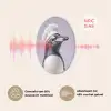Pinguïn - Koksmuts - Lief - Paars Akoestische PET Vilt - Rond klein -USP_NL