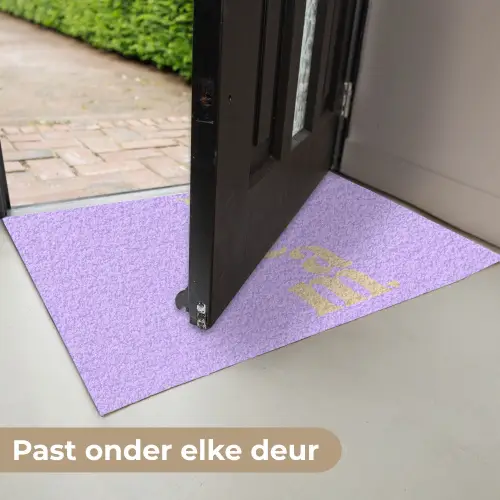 Dream - Paars - Typografisch Deurmat klein -USP_NL