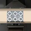 Tegels - Spaans - Patronen - Keramiek keuken achterwand spatscherm klein -sfeer1