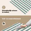 Strepen - Modern - Blauw Inductie beschemer met haakjes klein 777 -ky-schoon-nl