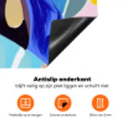 Portret - Vrouw - Modern Inductie beschermer vinyl 3mm klein -zzzzzzz-td-onderkant