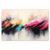 Dynamisch - Abstract - Kleurrijk - Zwart Placemat vinyl groot -zzsfeer1_Kitchenyeah-website