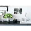 Bos - Winter - Bomen - Natuur - Pad - Sneeuw Muursticker klein -keuken