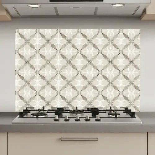 Grafisch - Patroon - Grijs keuken achterwand spatscherm klein 900 -3d_website