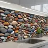 Kleuren - Matte - Stenen keuken achterwand 2 middel 871 -3d_schuin
