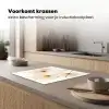 Elegantie in Transparantie Inductie beschermer vinyl 3mm middel -sfeer1