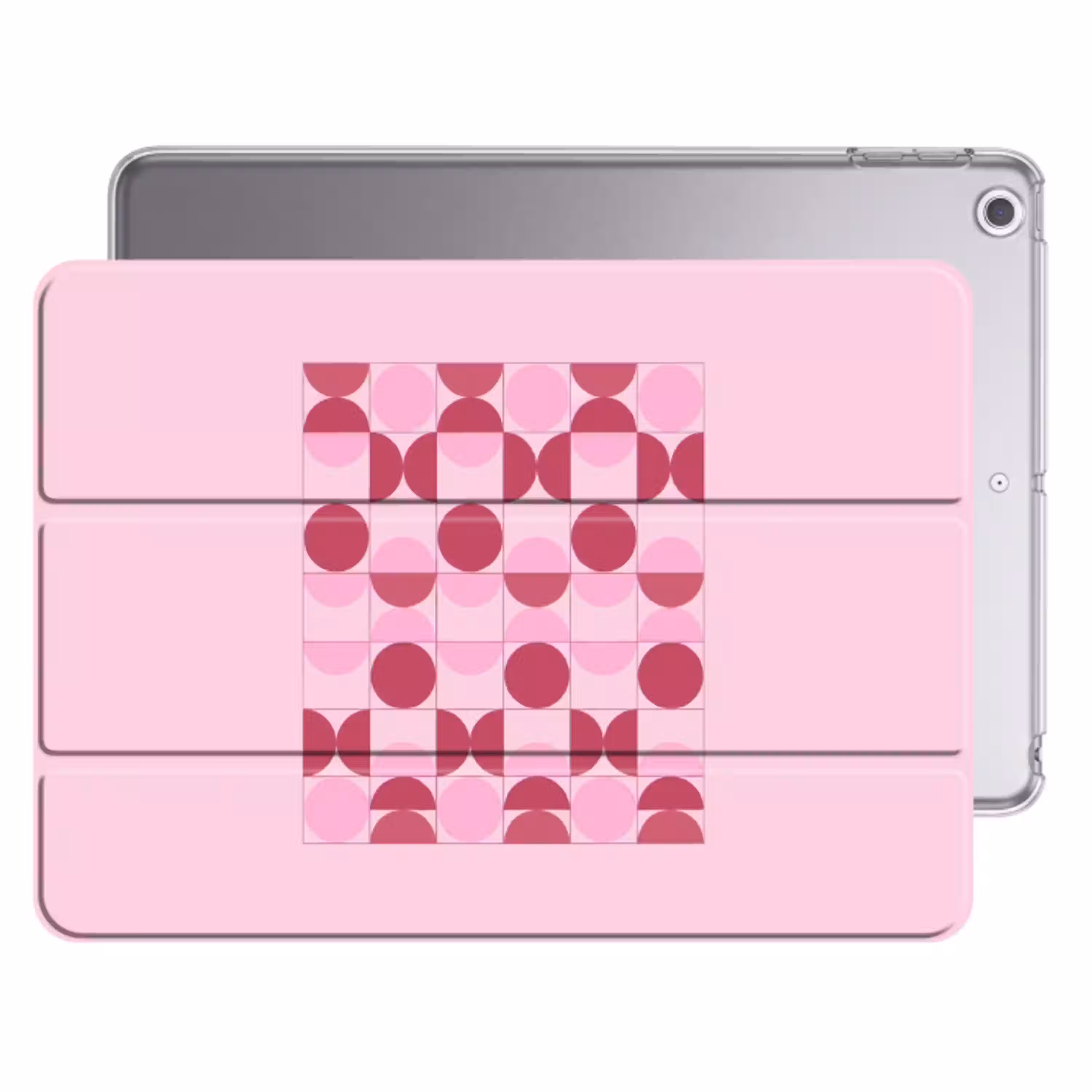 Abstract - Geometrisch - Cirkels - Roze - Modern Apple iPad 2017 middel -threedimensional_3d_global