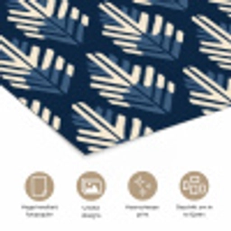 Modern - Patroon - Blauw poster papier klein 62 -closeup_NL