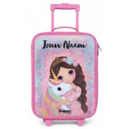 Meisje - Eenhoorn - Glitter Kinderkoffer - Roze klein -zz3dotto
