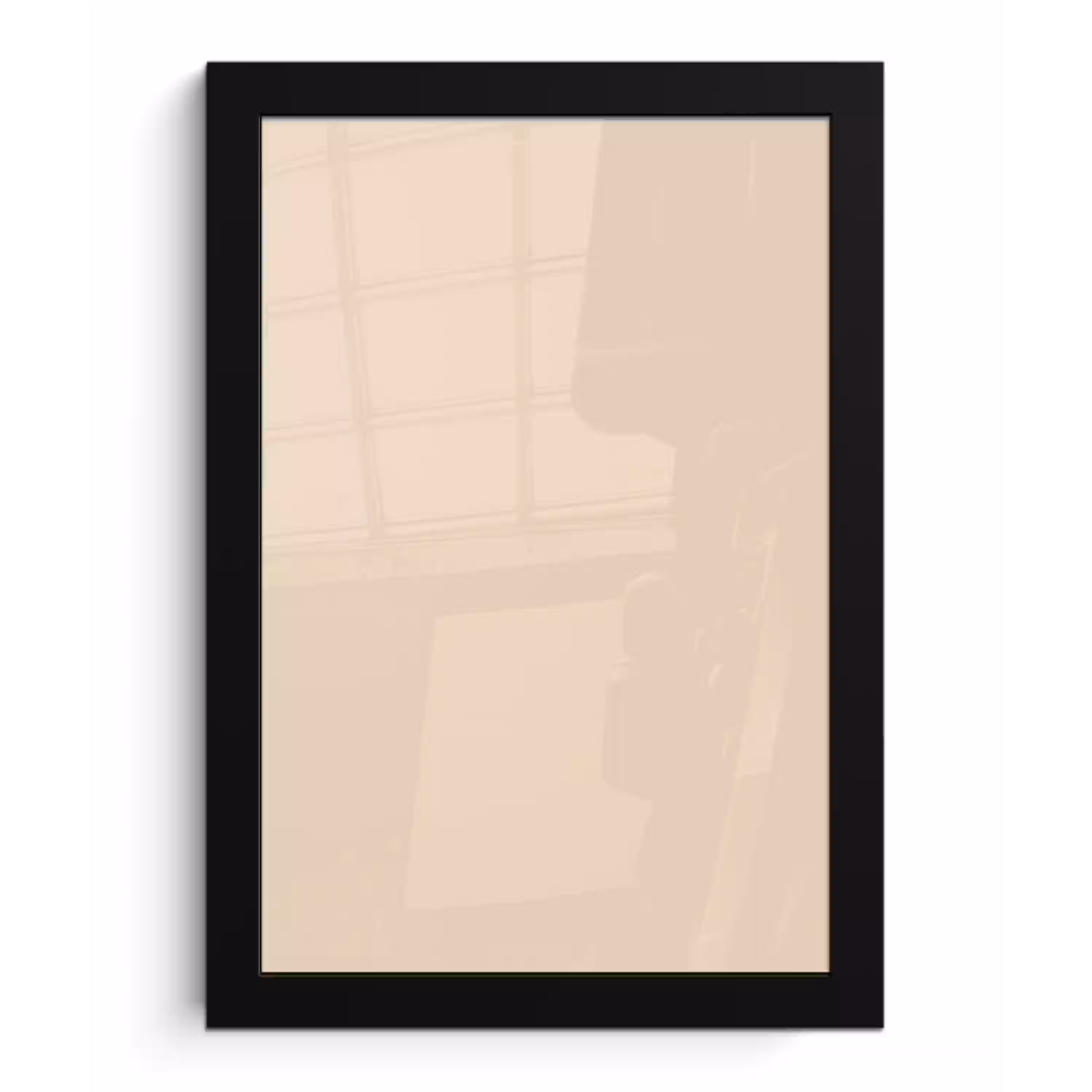 Cream - Nude - Neutraal fotolijst zwart zonder passe partout klein 224 -3d