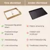 Minimalistisch - Bloesem - Tak - Roze Dienblad Rechthoek middel -USP_VergelijkingNL