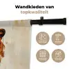 Luipaard - Symmetrisch - Strepen Wandkleed katoen klein -sfeer2
