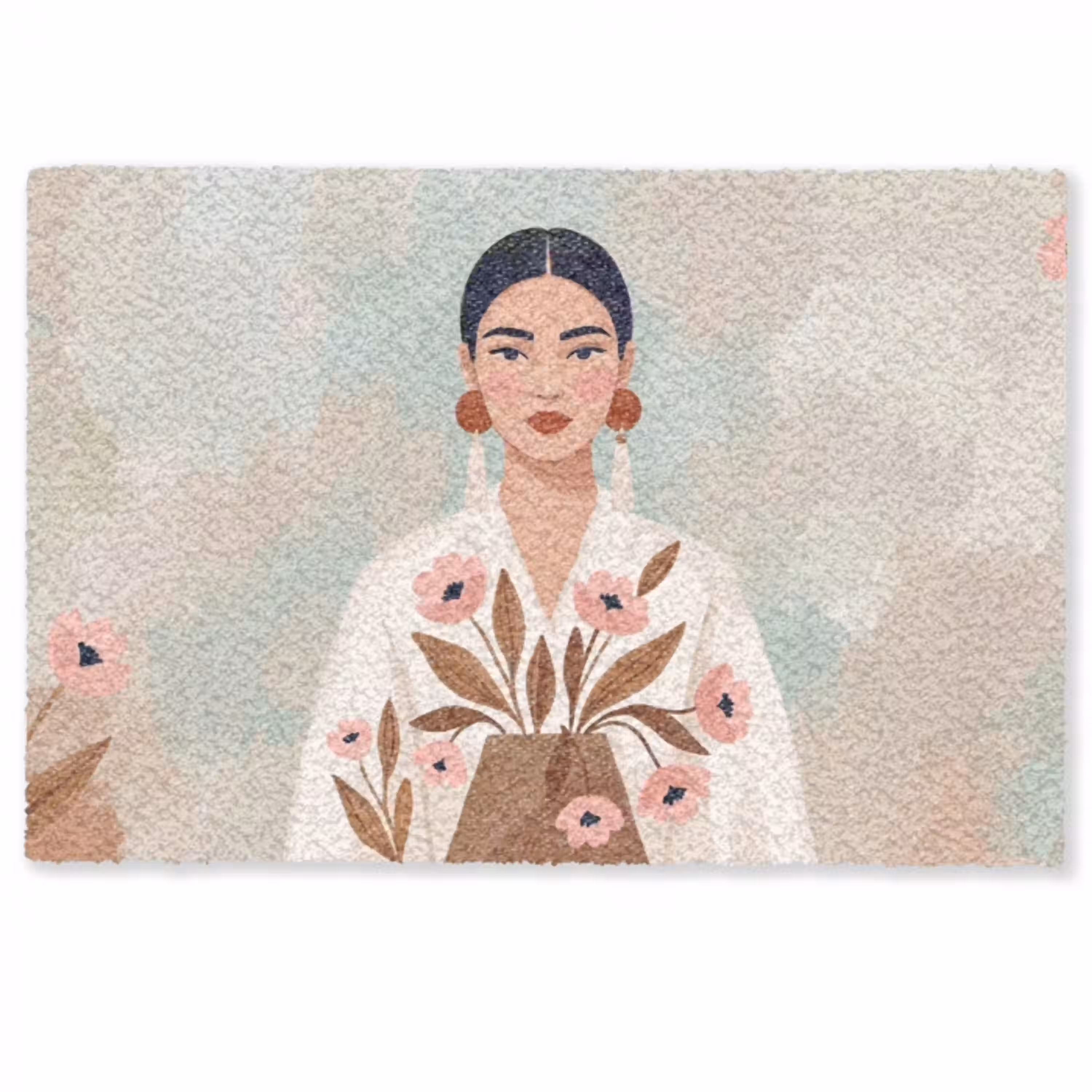 Vrouw - Kimono - Pastel Deurmat klein -zkaufland3d