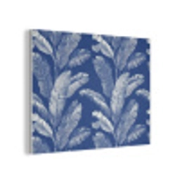Blad - Palm - Blauw PET vilt klein 837 -3d