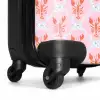 Kreeft illustratie roze NBS - Handbagage koffer - Volwassenen Unisex middel -wiel