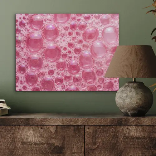 Roze - Schuim - Bubbels PET vilt klein -sfeer2