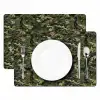 Bladeren - Takken - Camouflage - Groen Placemat vinyl groot 368 -zzsfeer2_Kitchenyeah-website