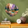Rivier - Vallei vol bloemen - Levendig Wandcirkel Organisch Forex 3mm klein -sfeer2