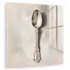 Lepel - Verf - Zilver plexiglas 5mm klein -zzzproduct_nieuw