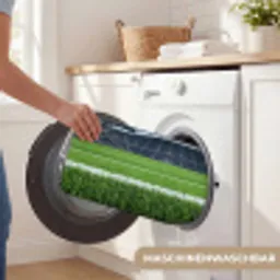 Voetbal - Stadion - Sport - Groen Badmat klein -USP_WasbaarDE