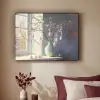 Stilleven - Vaas - Paastak Textielframe zwart klein -sfeer1