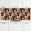 Modern - Geometrie - Kleurrijk keuken achterwand 2 middel 871 -3d
