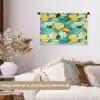 Citroen - Bloemen - Bruisend - Water Wandkleed katoen klein 269 -sfeer1