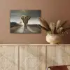 Olifant - Weg - Dieren - Zonsondergang - Landschap PET vilt klein -sfeer4