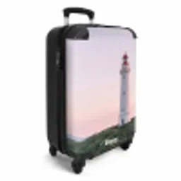 Vuurtoren - Duinlandschap - Zee NBS - Handbagage koffer - Volwassenen Unisex middel -productfoto_3d