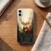 Hert - Geverfd - Gewei - Bruin Apple iPhone 16 Plus klein -sfeer1