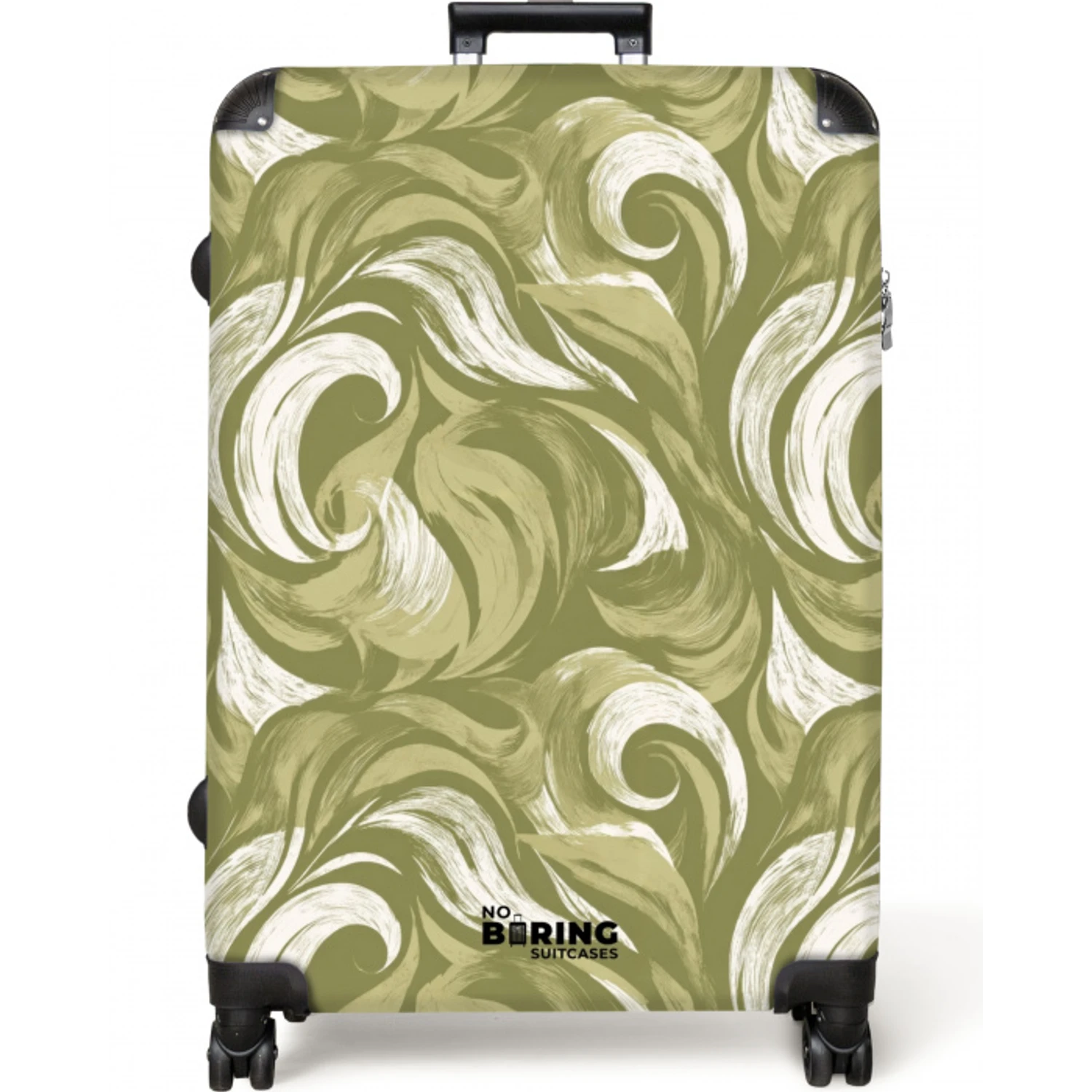 Abstract - Textuur - Groen NBS - Large koffer - Volwassenen Unisex groot -zzzzzzzzkaufland2