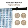Zee - Sfeer - Blauw - Wit Wandkleed katoen klein 269 -sfeer2