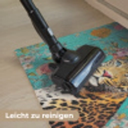 Luipaard - Bloemen - Kroon Deurmat klein -reinigen_DE