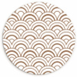 Klassiek - Motief - Terracotta Wandcirkel kunststof plaat 5mm dik klein 188 -3d