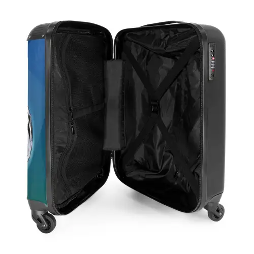 Goal-getter blauw NBS - Handbagage koffer - Unisex middel -binnenkant