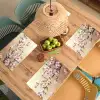 Bloesemtakken - Schilderachtig - Roze Placemat vinyl groot -zzsfeer5_Kitchenyeah-website