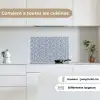 Crème - Blauw - Strepen - Patroon keuken achterwand spatscherm klein 900 -sfeer4_FR