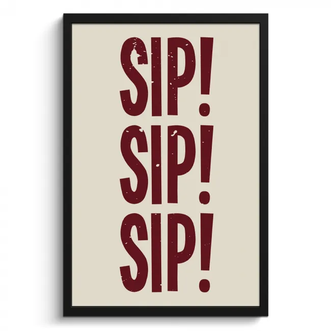 Bilder mit Rahmen - Japandi - Vintage - Dekoration - Rot