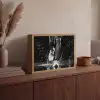 Hardloopschoenen - Rennen - Druppels - Zwart Light Box met batterij (Wandlamp) middel -sfeer2