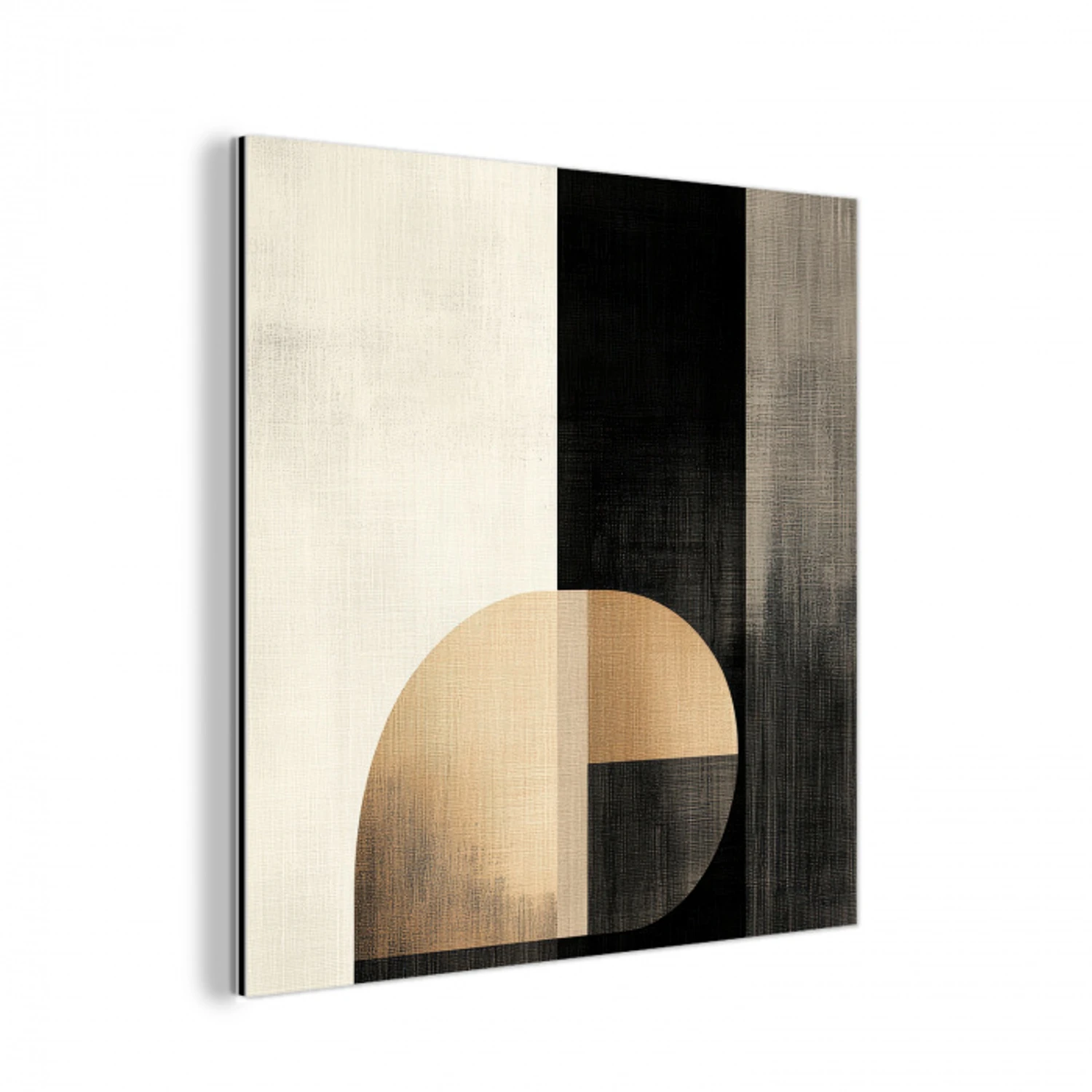 Vormen - Modern - Zwart aluminium wit klein -3d